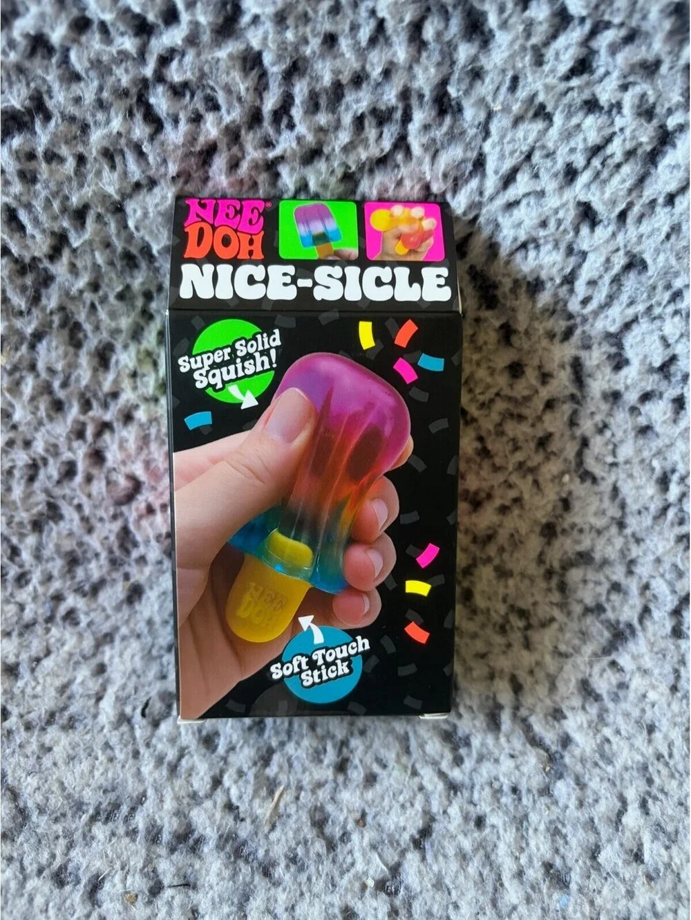 Nee Doh Nice-Sicle Popsicle Fidget New In Box Toy Squish (1pc Random Color)